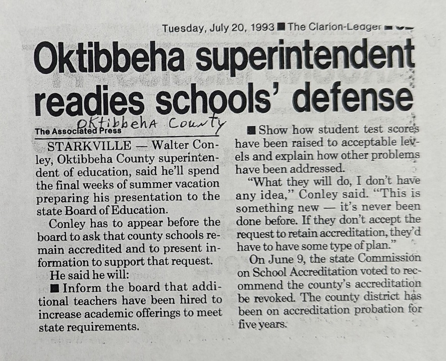 Image of Conley Prepares Schools' Defense