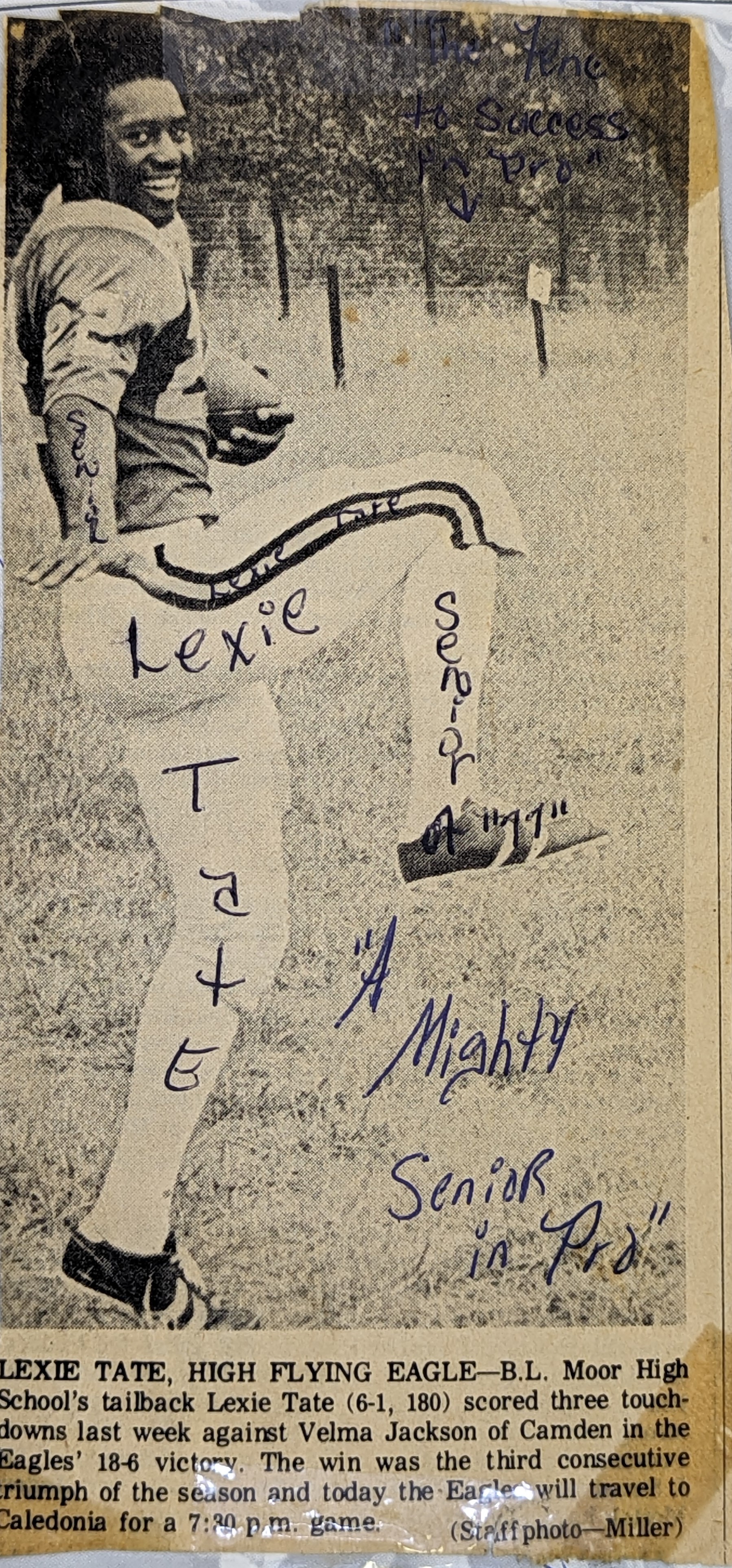 Lexie Tate Heisman Pose