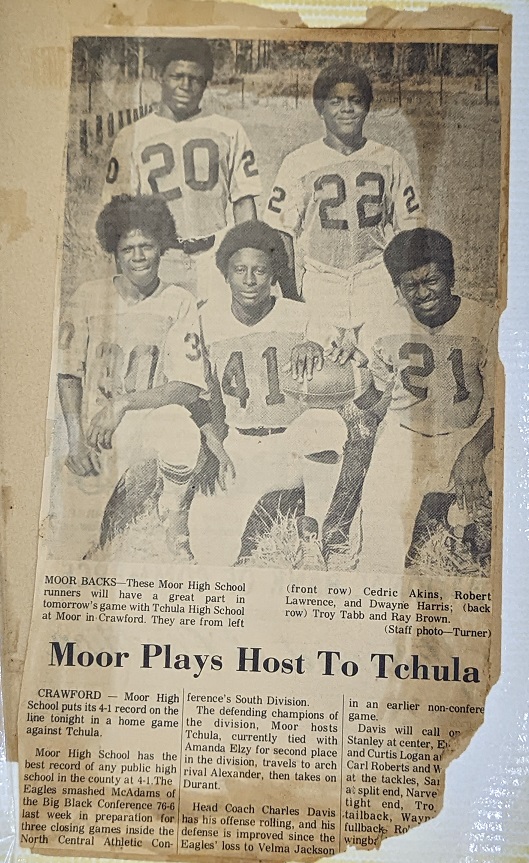 Moor Plays to Host Tchula