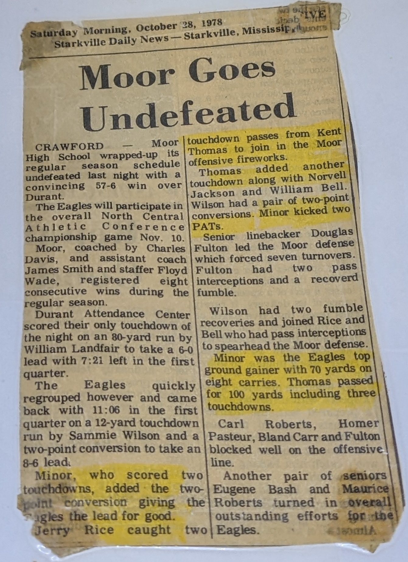 Moor Goes Undefeated